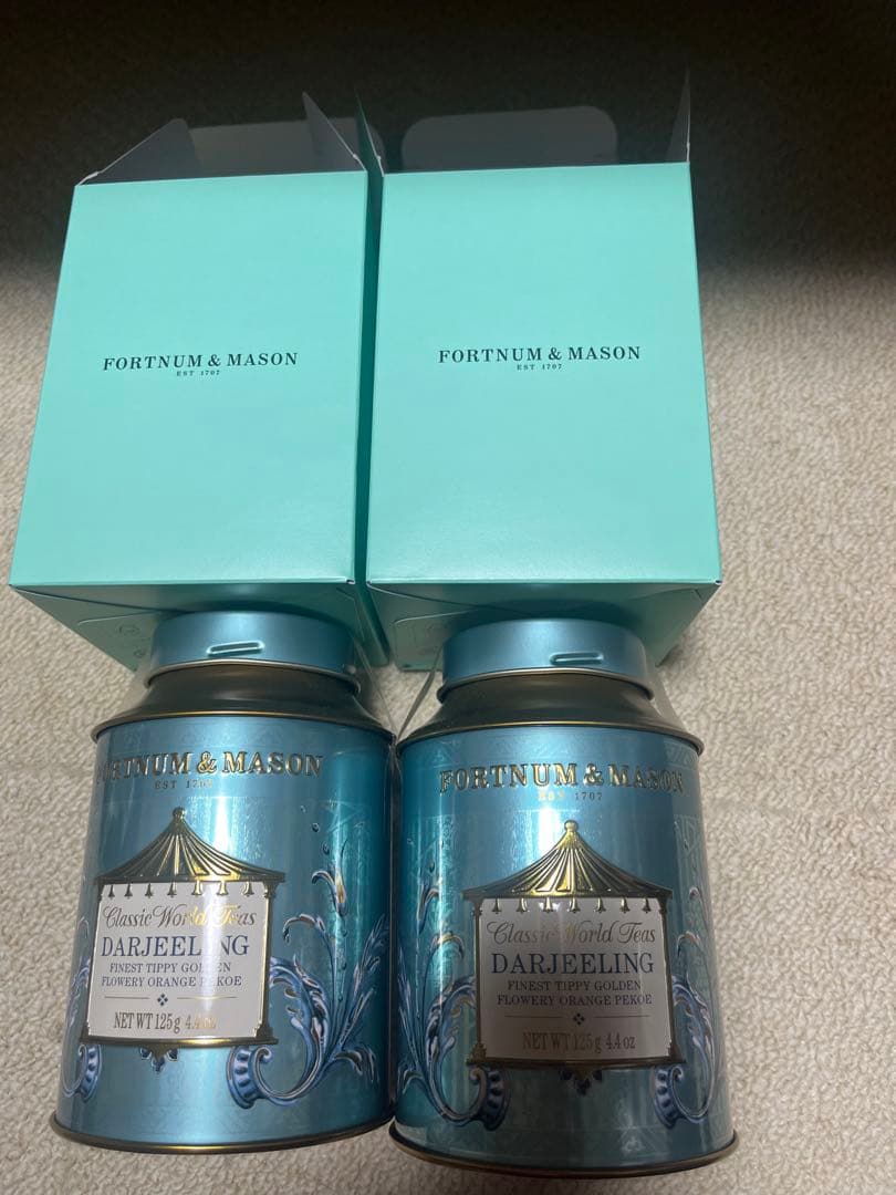 FORTNUM & MASON ダージリン紅茶 125g ✖️2缶