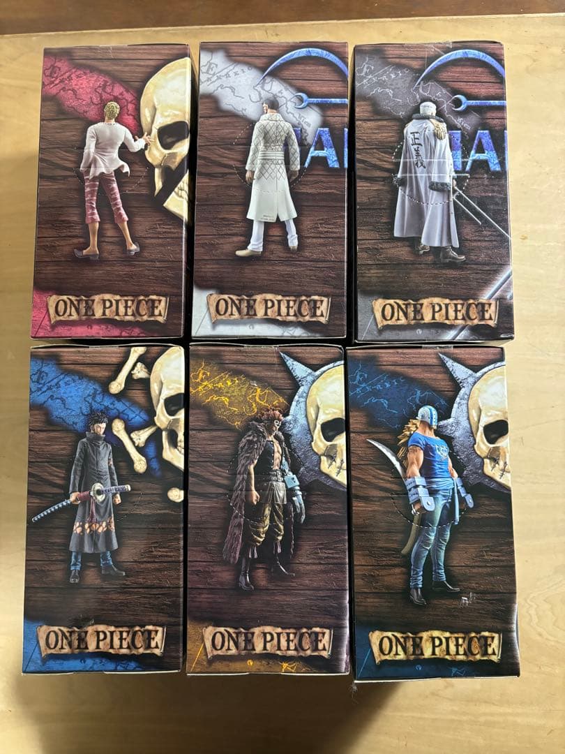 ワンピース Theグランドラインメンフィギュア 6体セット