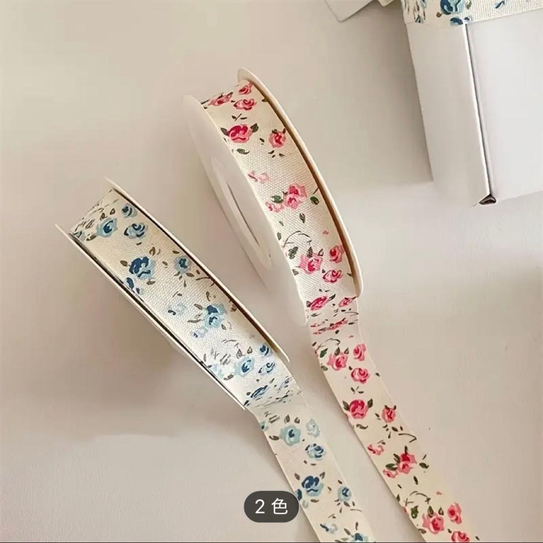 フローラルリボン　　ピンク