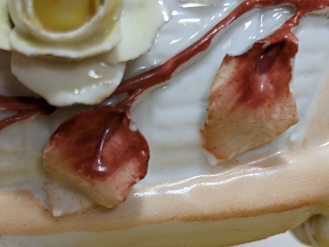 ♦明治時代 アールヌーボー 西洋アンティーク 陶磁器人形 宝石箱 骨董品