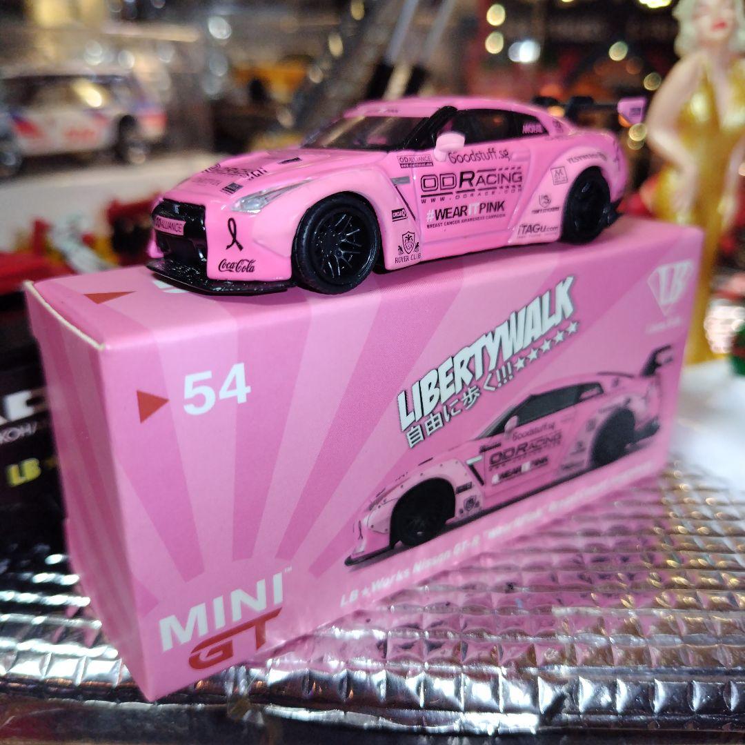 商品Ｎｏ.３５０８★ＭＩＮＩ−ＧＴ５４☆ＬＢＷＫ・ＧＴ―Ｒ☆マレーシア限定モデル