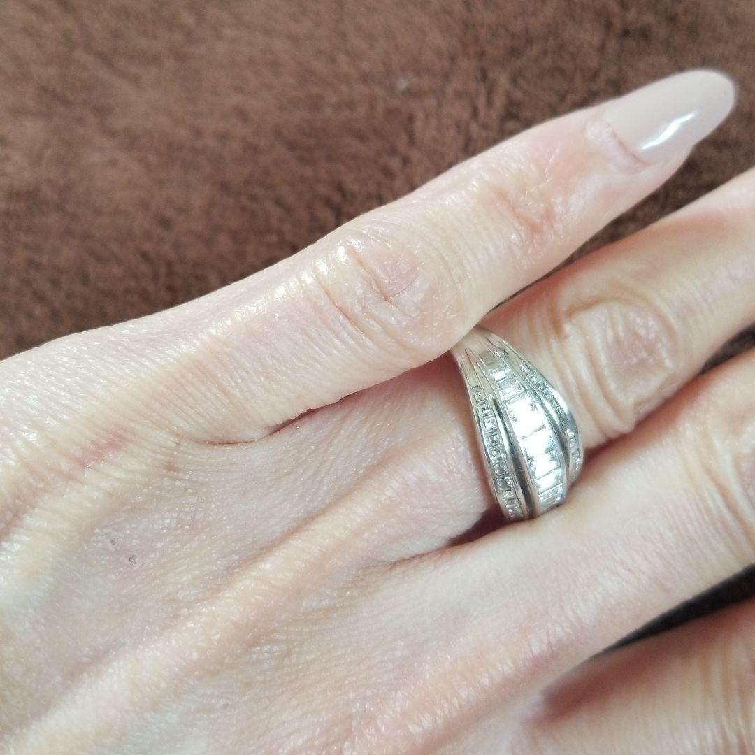 ちゃとらん❣️ダイヤリング１カラット プラチナ９００