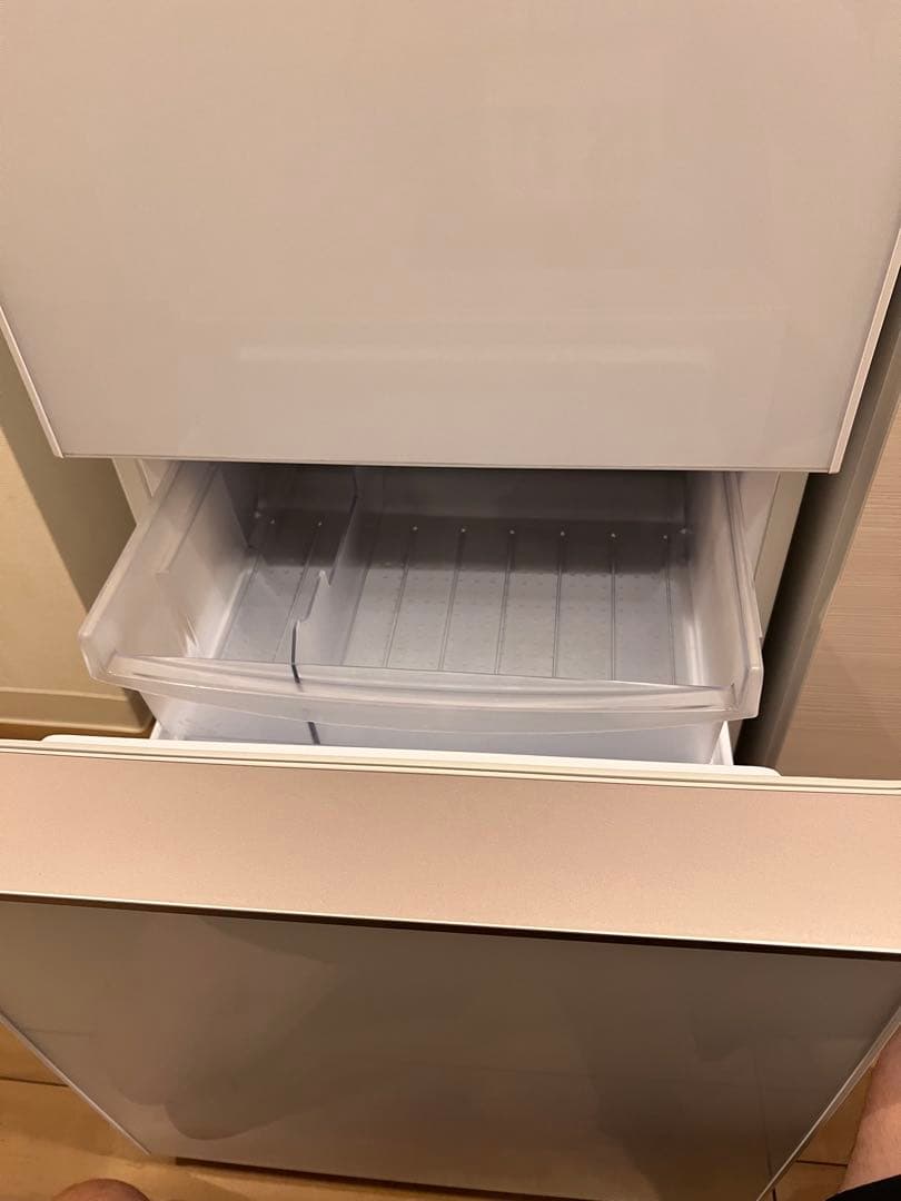 SHARP シャープ SJ-GD14E-W つけかえどっちもドア ガラスドア 白