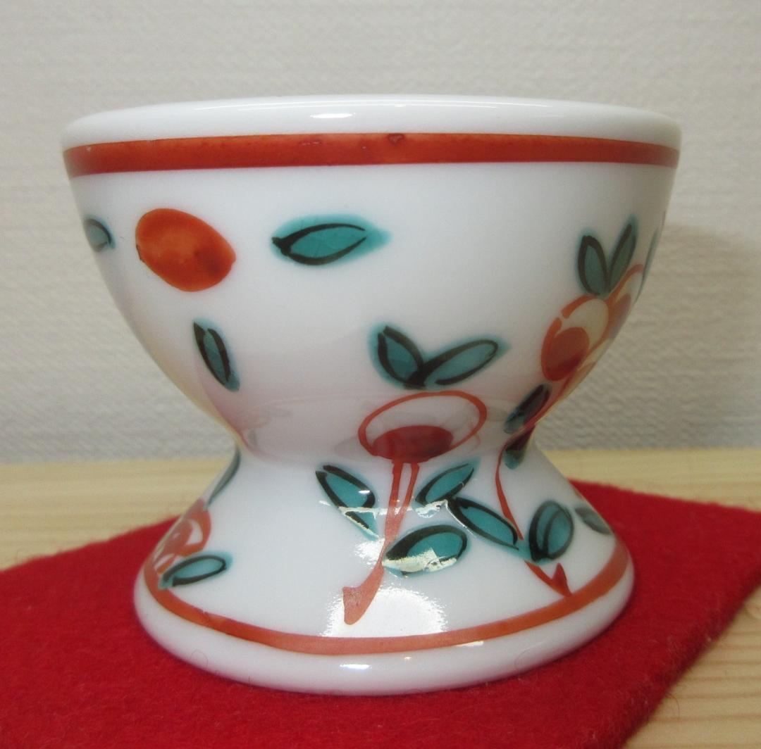 送料込【逢絢亭】茶道具 蓋置 京焼 呉須 赤絵 千切蓋置 小峠丹山 共箱入り