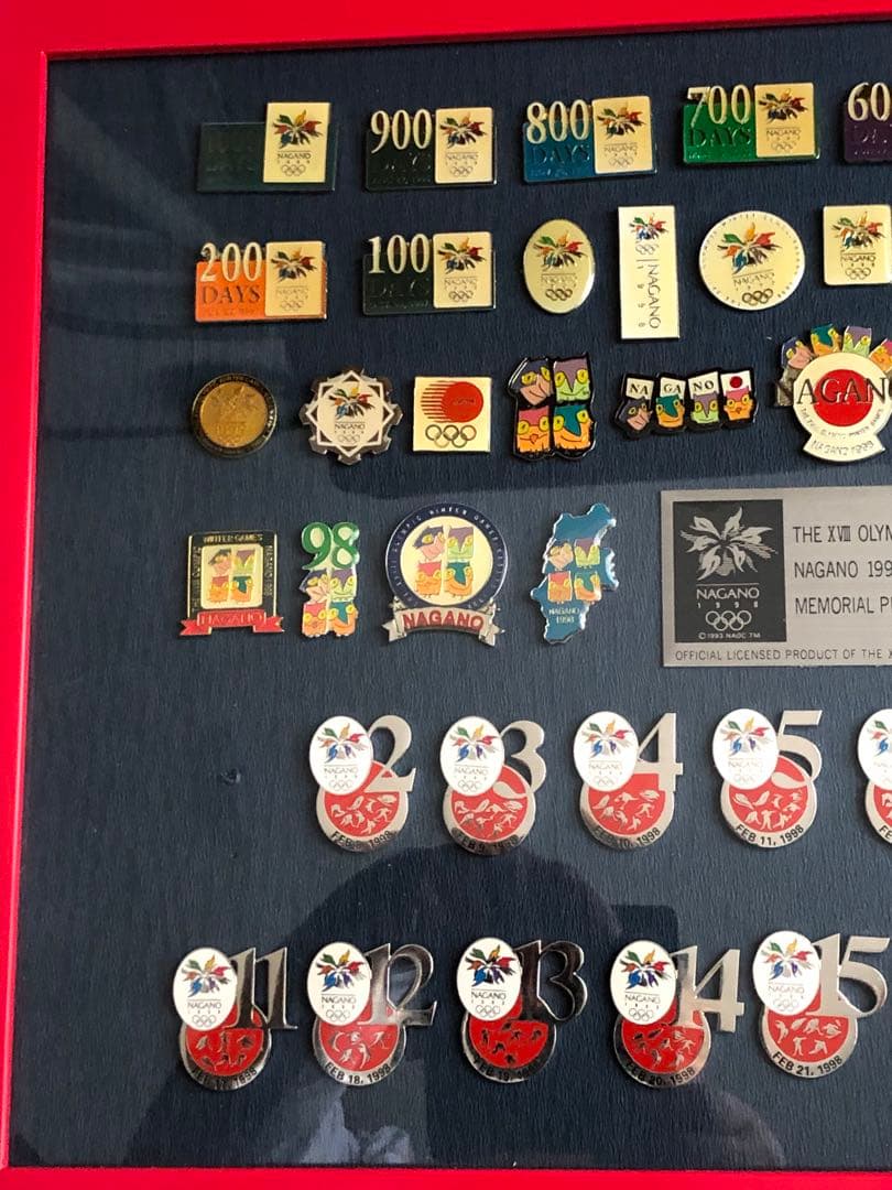 長野五輪　メモリアルピンズコレクション　カウントダウンピンバッジセット　欠品あり