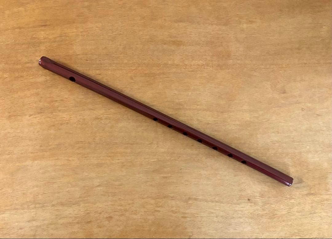 篠笛 青森ねぶた　赤　塗り