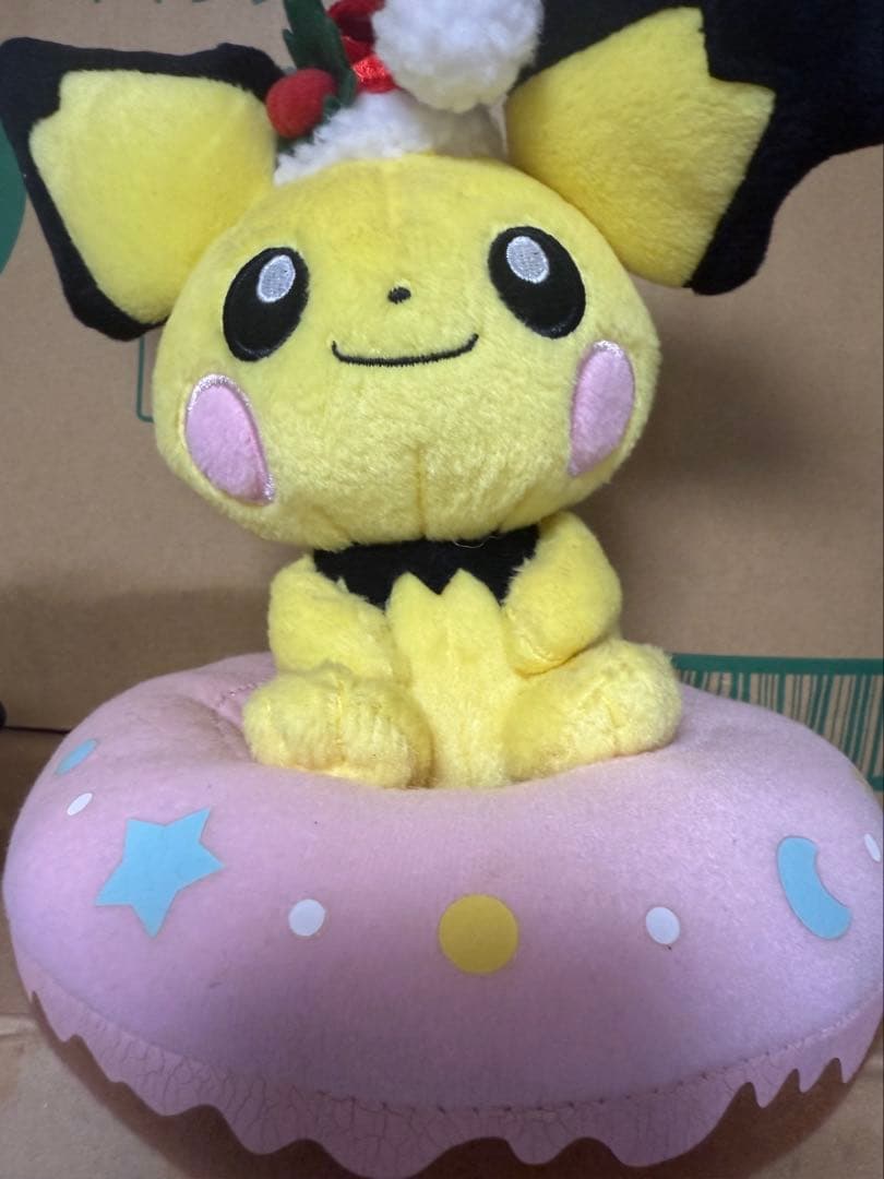 ギザみみピチュー ポケモン スイーツクリスマス ぬいぐるみ ポケモンセンター