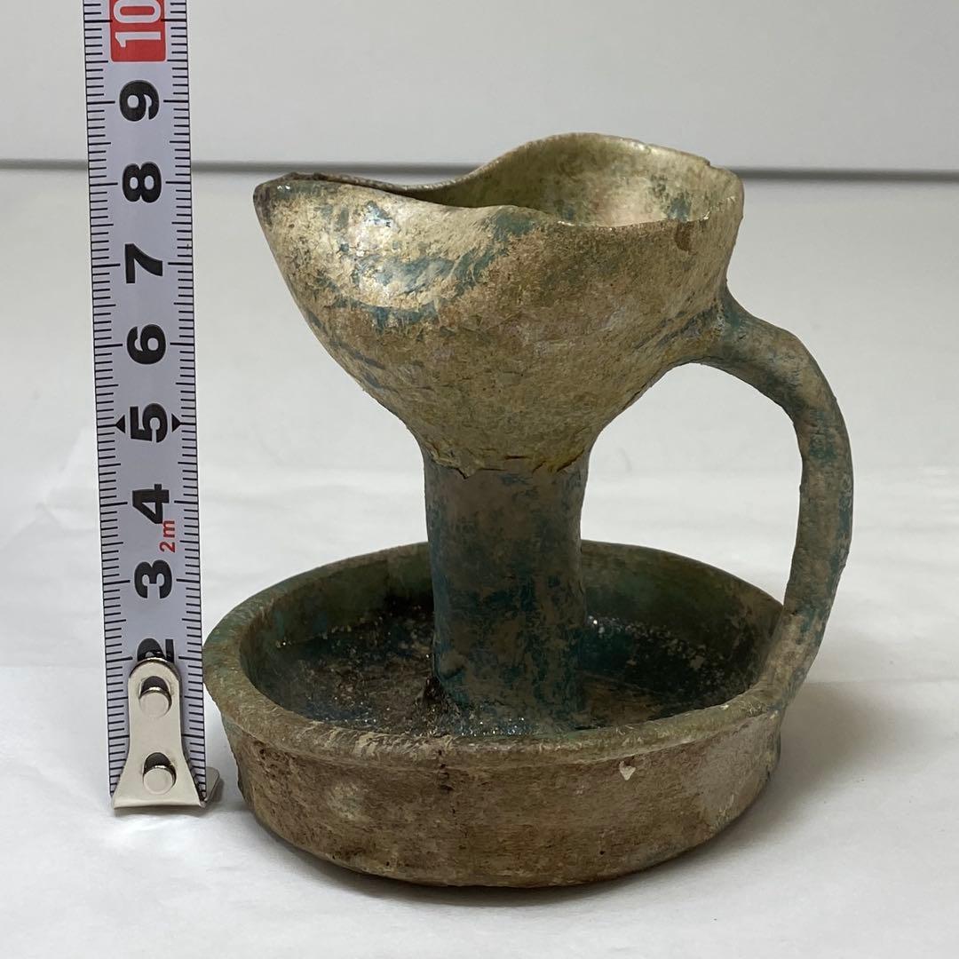 古代 ギリシャ 水注 H8.2cm 東キ7-1206☆2F