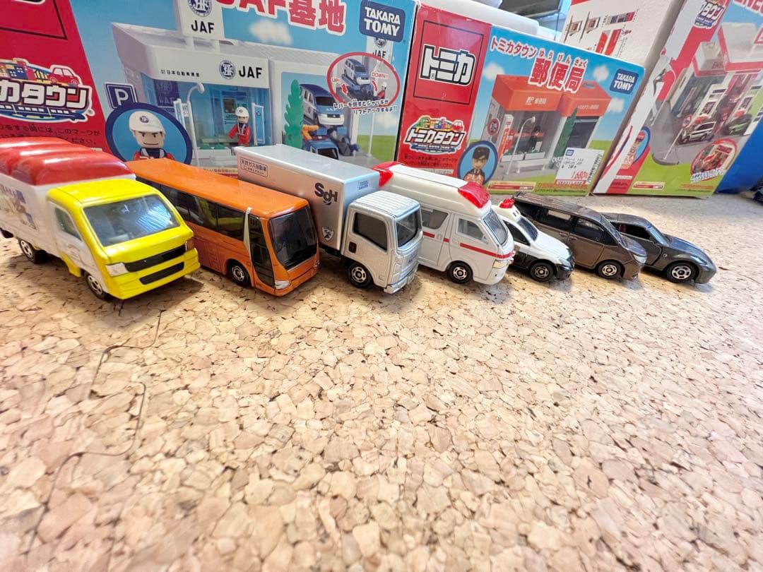 トミカ つながる道路 立体交差&歩道橋セット トミカタウン付き　レア