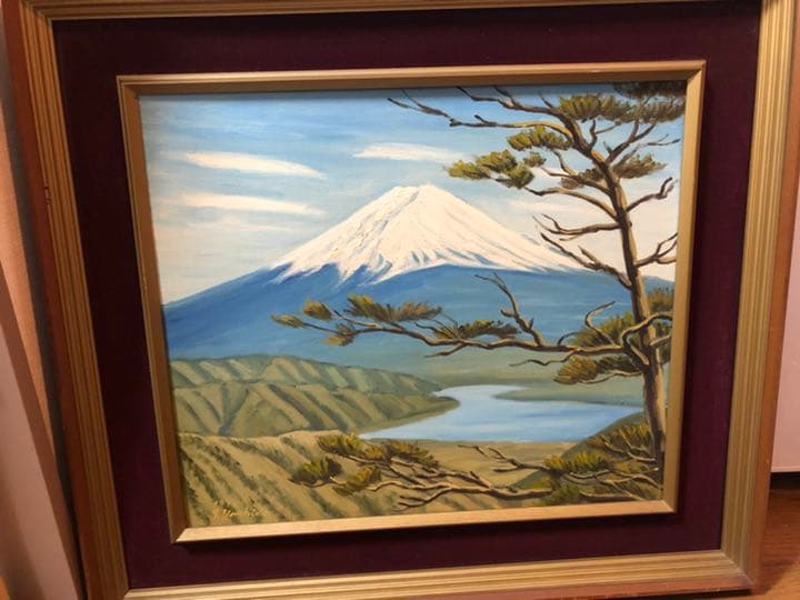 Mt.Fuji oil painting 富士山の絵　油絵　JAPAN