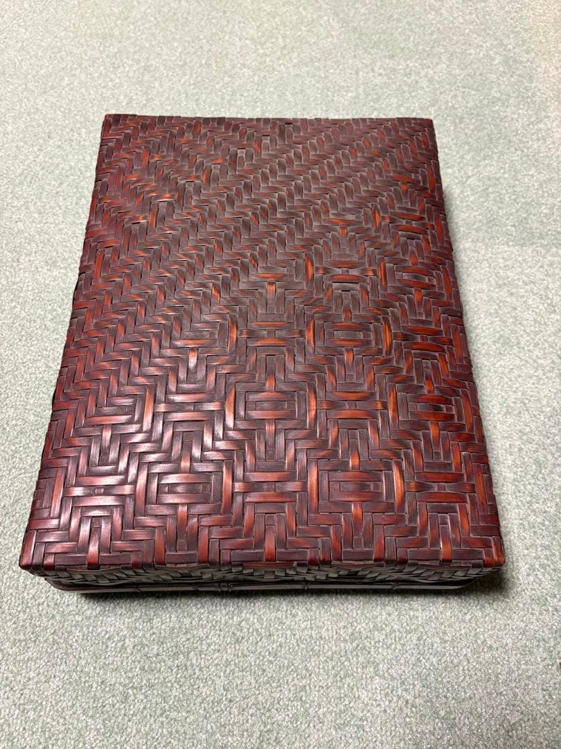 昭和レトロ竹製分箱