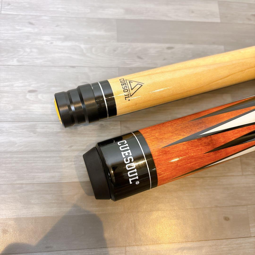 【美品】CUESOUL キューソウル メープルキュー セット ビリヤードキュー