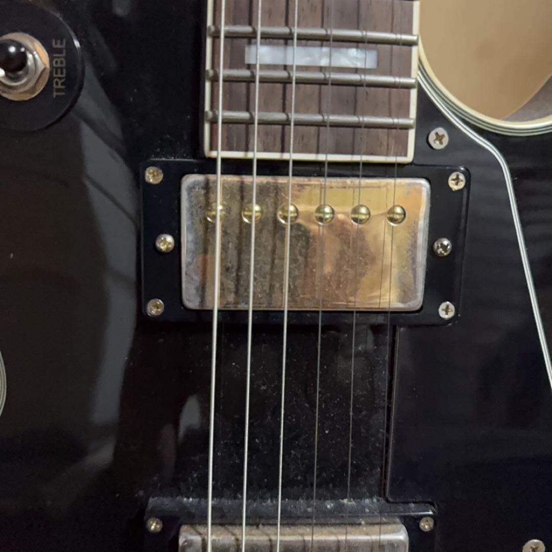 BLITZ BY ARIA PRO II BLP-CST Black レスポール