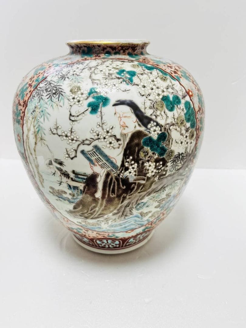 【古物】　中国　楚平作　花瓶　骨董品