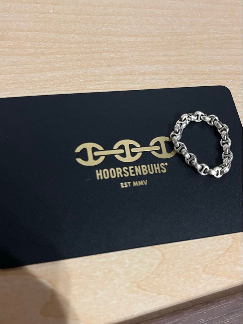 削除前　値下げ　HOORSENBUHS チェーンリング　US6