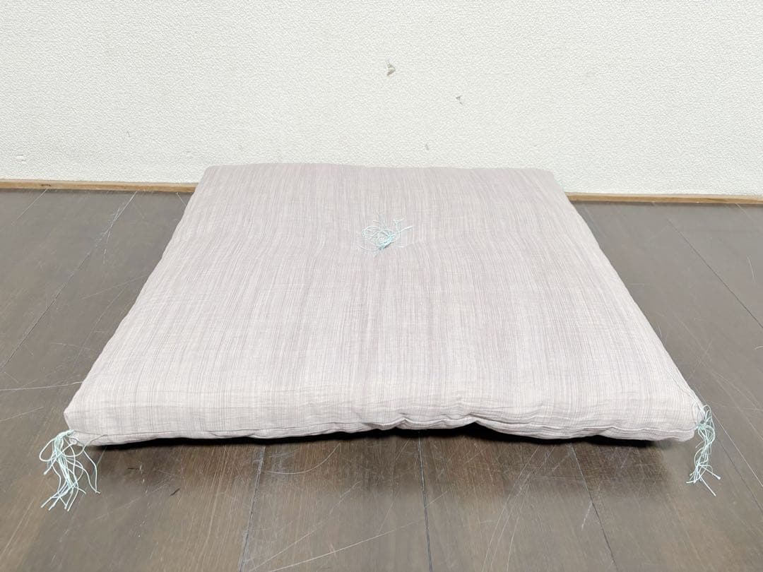 未使用 茶道具 手作り 座布団5客 銘仙判55cm×59cm 敷物 茶席 紙箱