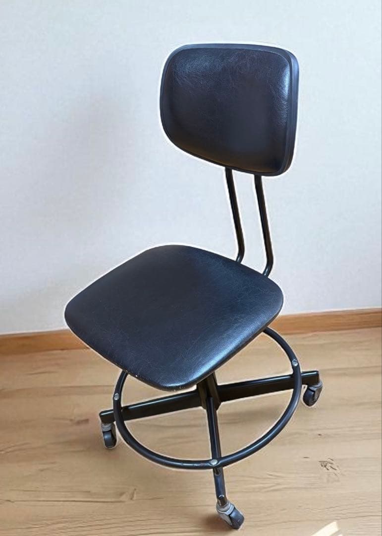 昭和レトロ×インダストリアル　武藤工業 製図用チェア／デスクチェア／ヴィンテージ