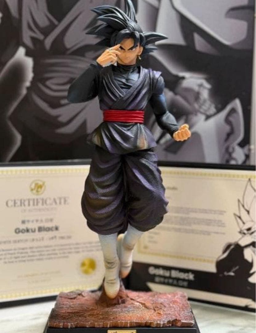 ドラゴンボールガレージキット　ゴクウブラック ロゼ　スタチュー