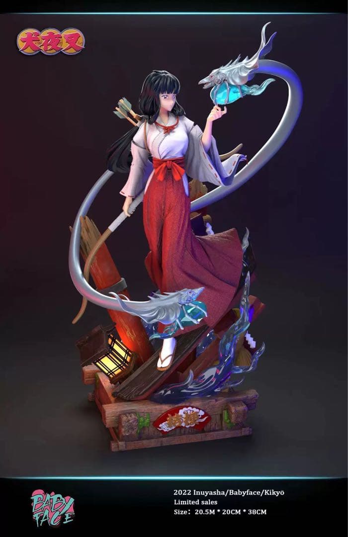 犬夜叉 桔梗 ガレージキット ガレキ スタチュー④