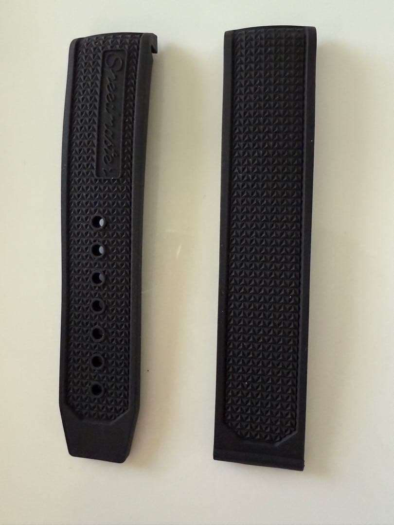 オメガ スピードマスターレーシングラバーベルト 19mm黒