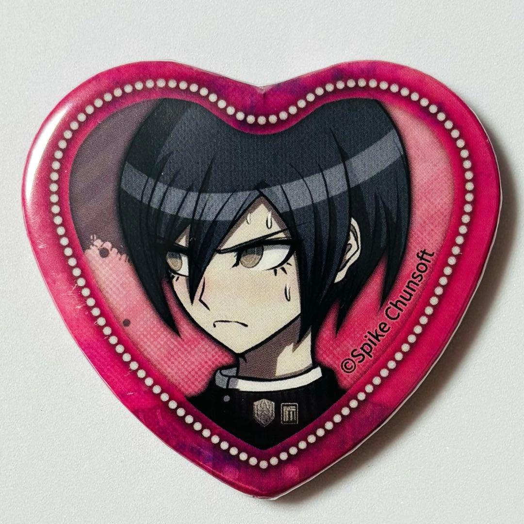 ダンガンロンパ ナンジャタウン テレ顔 照れ顔 ハート缶バッジ 最原終一