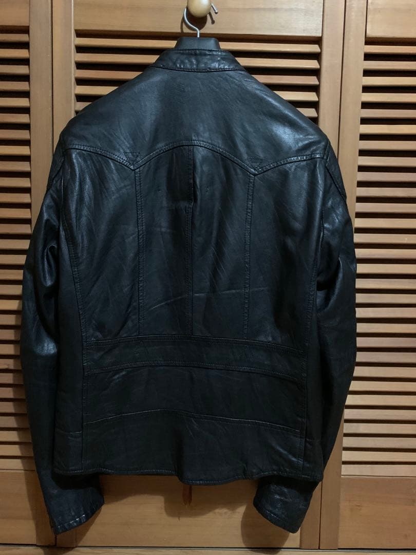 シングルライダースジャケットM美品