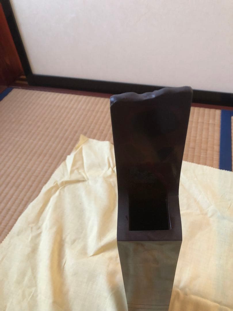 朱銅　汐声　大角勲氏作　共箱入