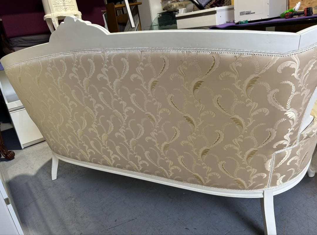 すずらん イタリア家具 ヨーロッパ家具 3Pソファのみ193cm Used