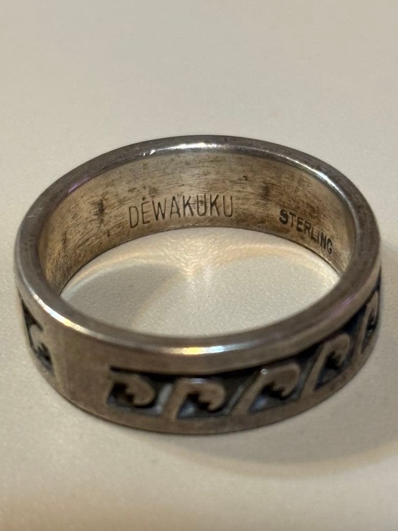 ターコイズ石付きシルバーリング インディアンジュエリー