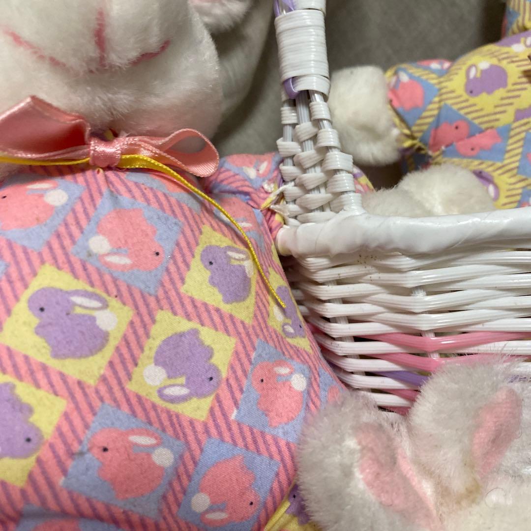 最終お値下け ヴィンテージ　ラビット　バスケット