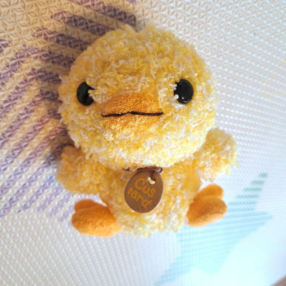 custard かわいいひよこのぬいぐるみ　アヒル　カスタード　レトロ