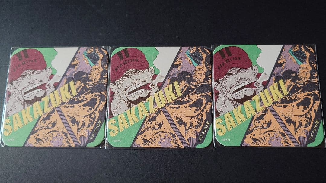 ワンピース 輩缶バッジ コースター サカズキ 赤犬