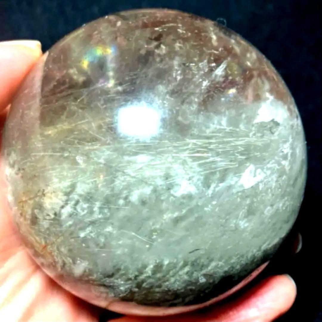 超大玉　68mm ゴールドルチルファントムクォーツ　金針水晶　パワーストーン