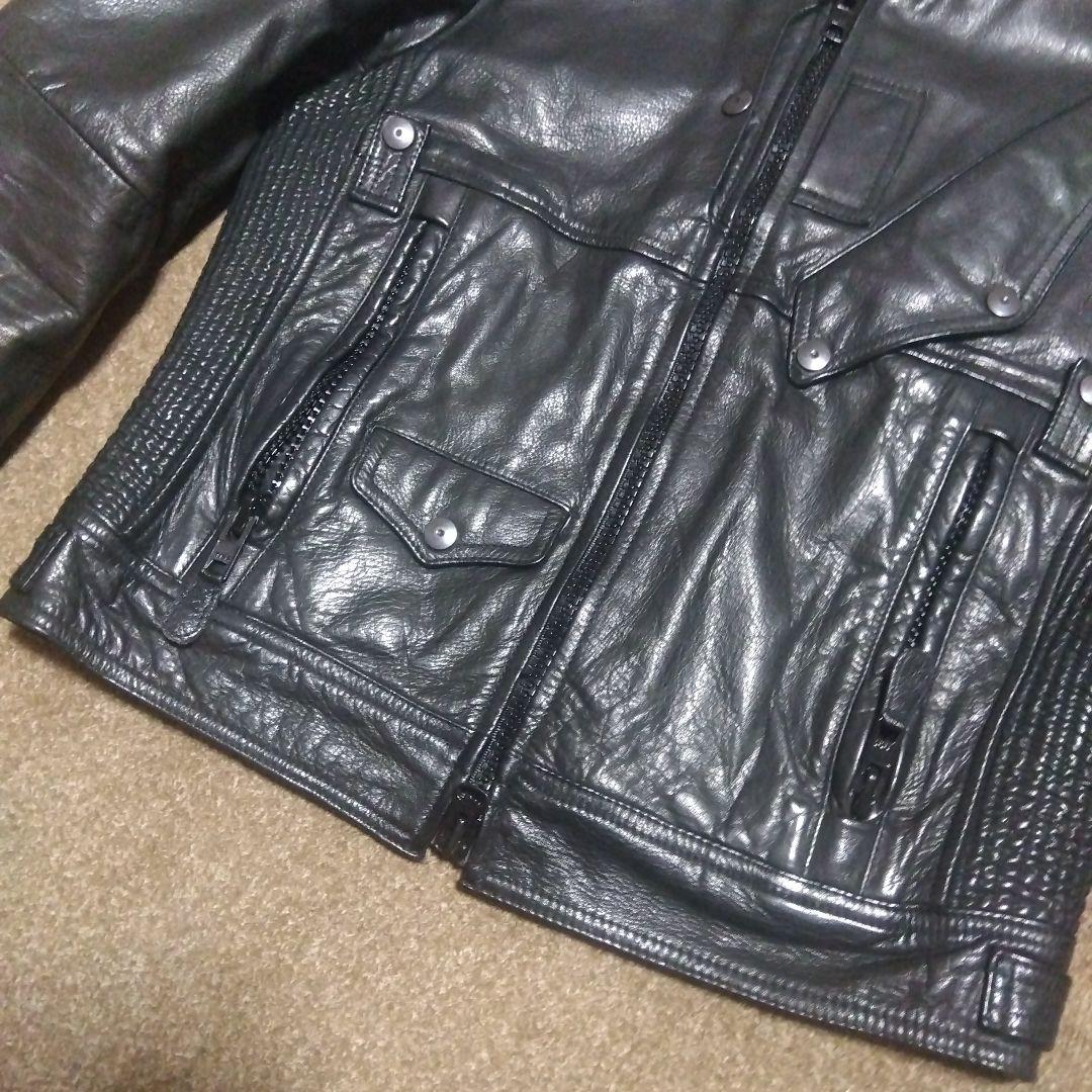 AVIREX アヴィレックス P.D.W. 牛革レザー スワットレザージャケット