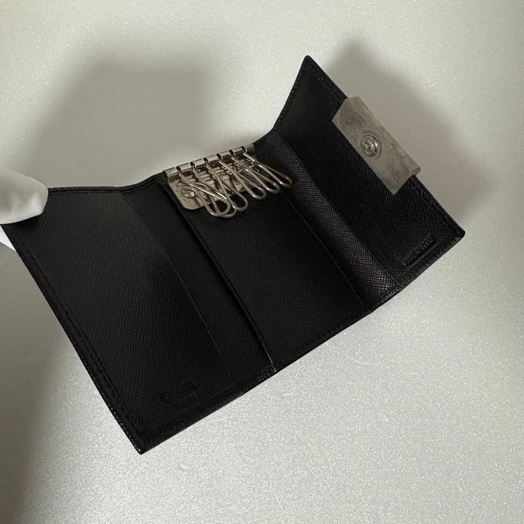 小物 10s prada archive leather key&card case