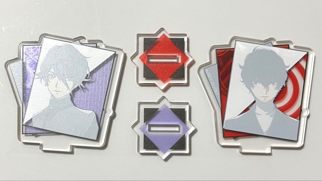 ペルソナ5 缶バッジ アクリルスタンド 5点セット
