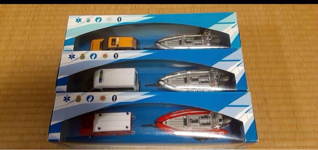 【6台セット】カララマ　ホンウェル　ジュニア　レスキュー　トレーラー　1/43