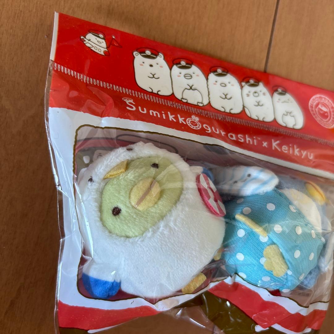 【数量限定】＊すみっコぐらし×京急　てのり（ぺんぎん？＆ぺんぎん（本物））1点