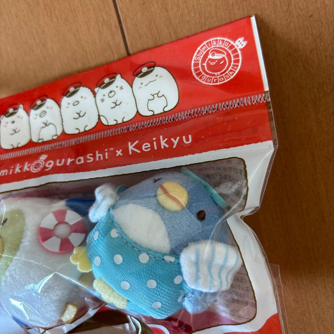 【数量限定】＊すみっコぐらし×京急　てのり（ぺんぎん？＆ぺんぎん（本物））1点