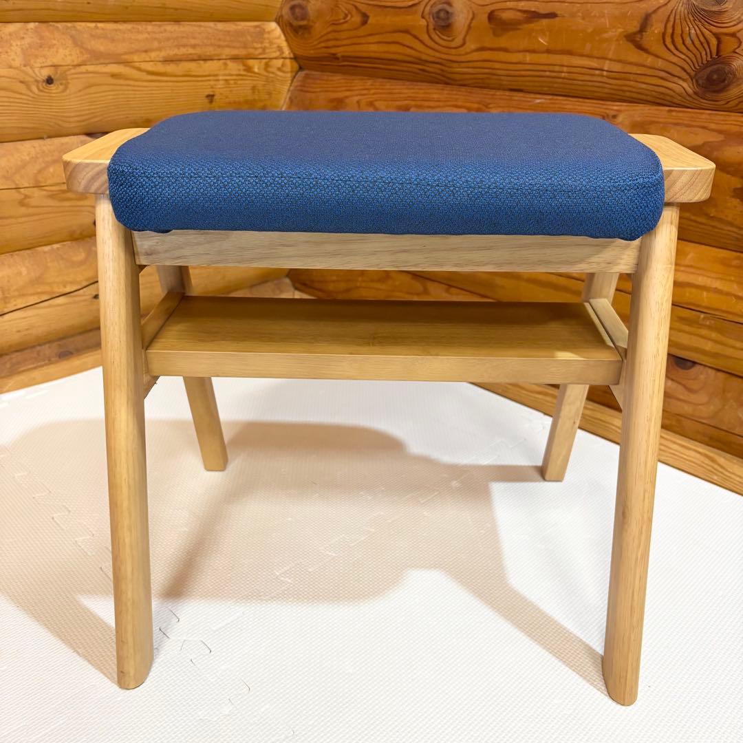 【極美品】無印良品 残反をつかったスタッキングスツー スツール