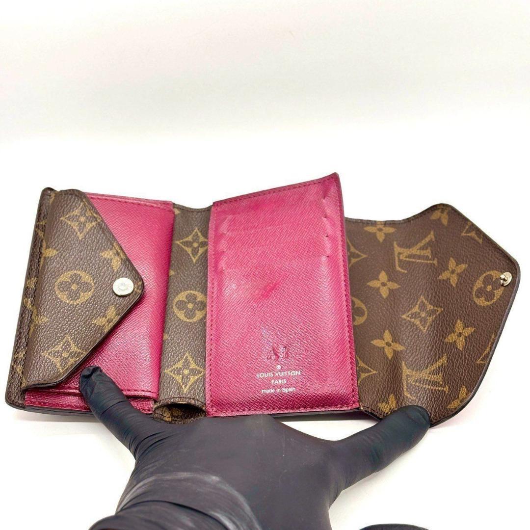 s*様 ルイヴィトン 三つ折り財布 モノグラム ポルトフォイユ・マリールー コン