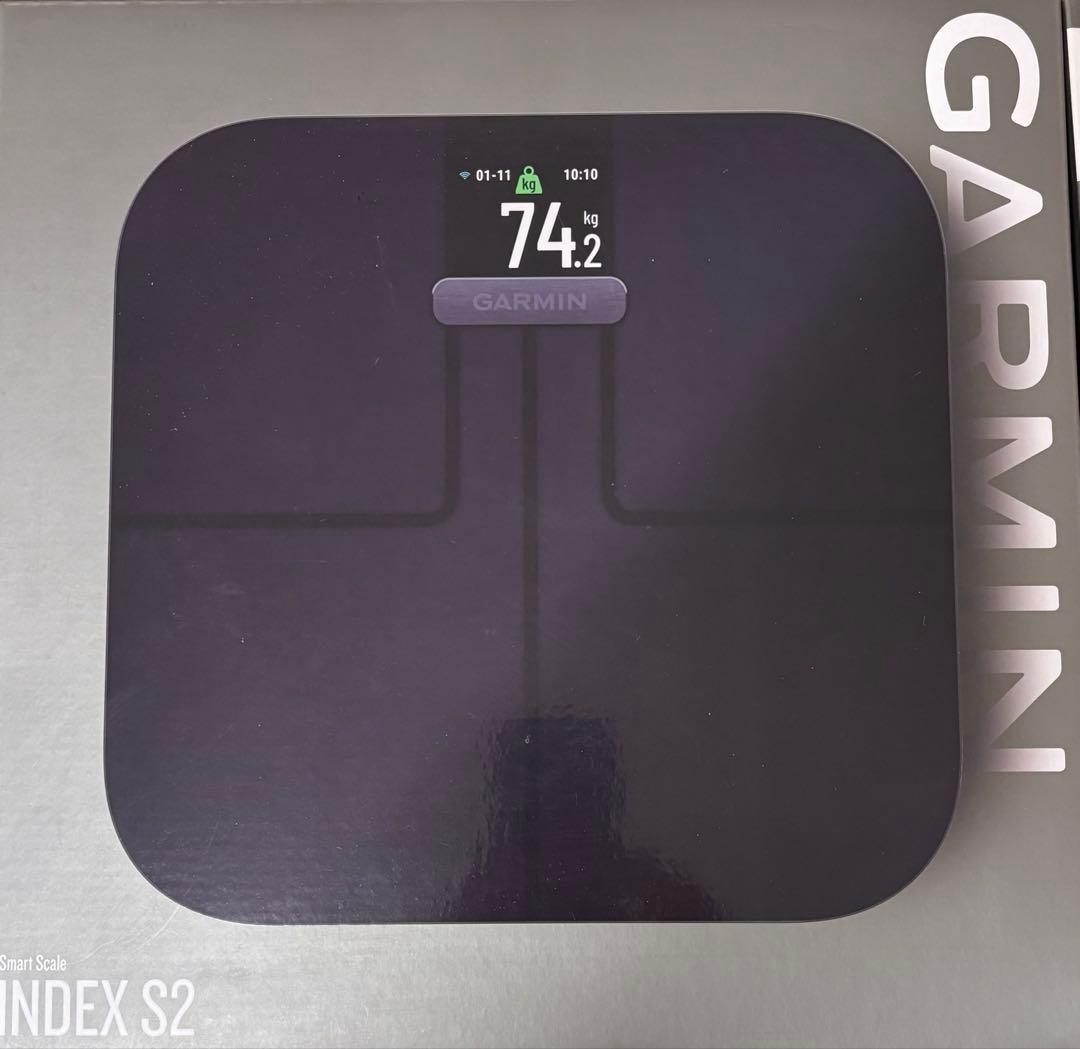 Garmin ガーミン INDEX S2 アプリとつながるスマート体重計 BK