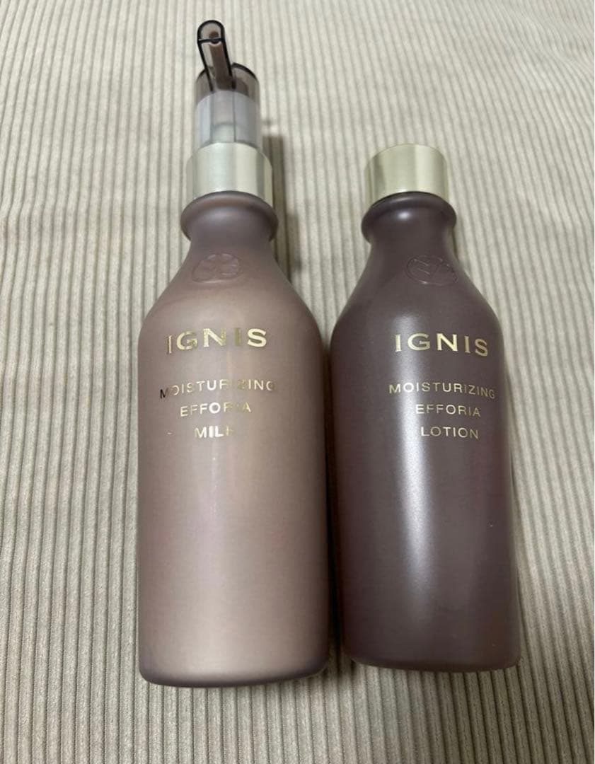 イグニスエフフォーリアミルク、ローション