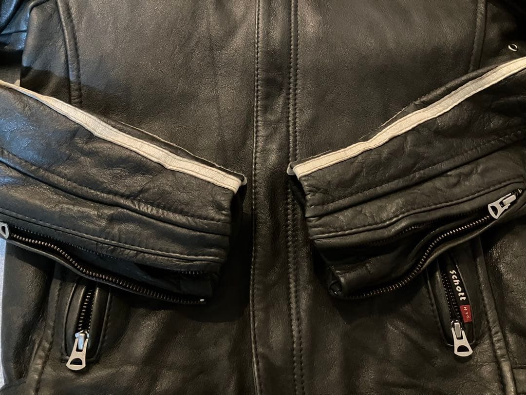 schott シングル　ライダース　クラシックレーサー