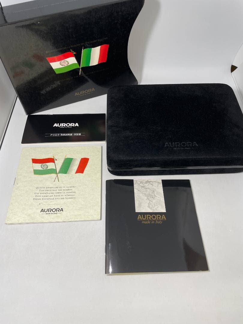 AURORA アウロラ イタリアンフラッグ 万年筆 18K金製