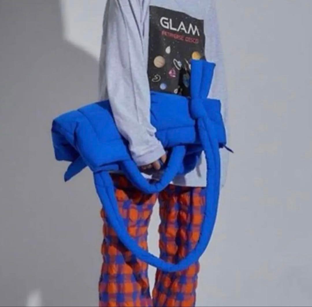 【美品】Maison Special Big Pillow Bag ブルー