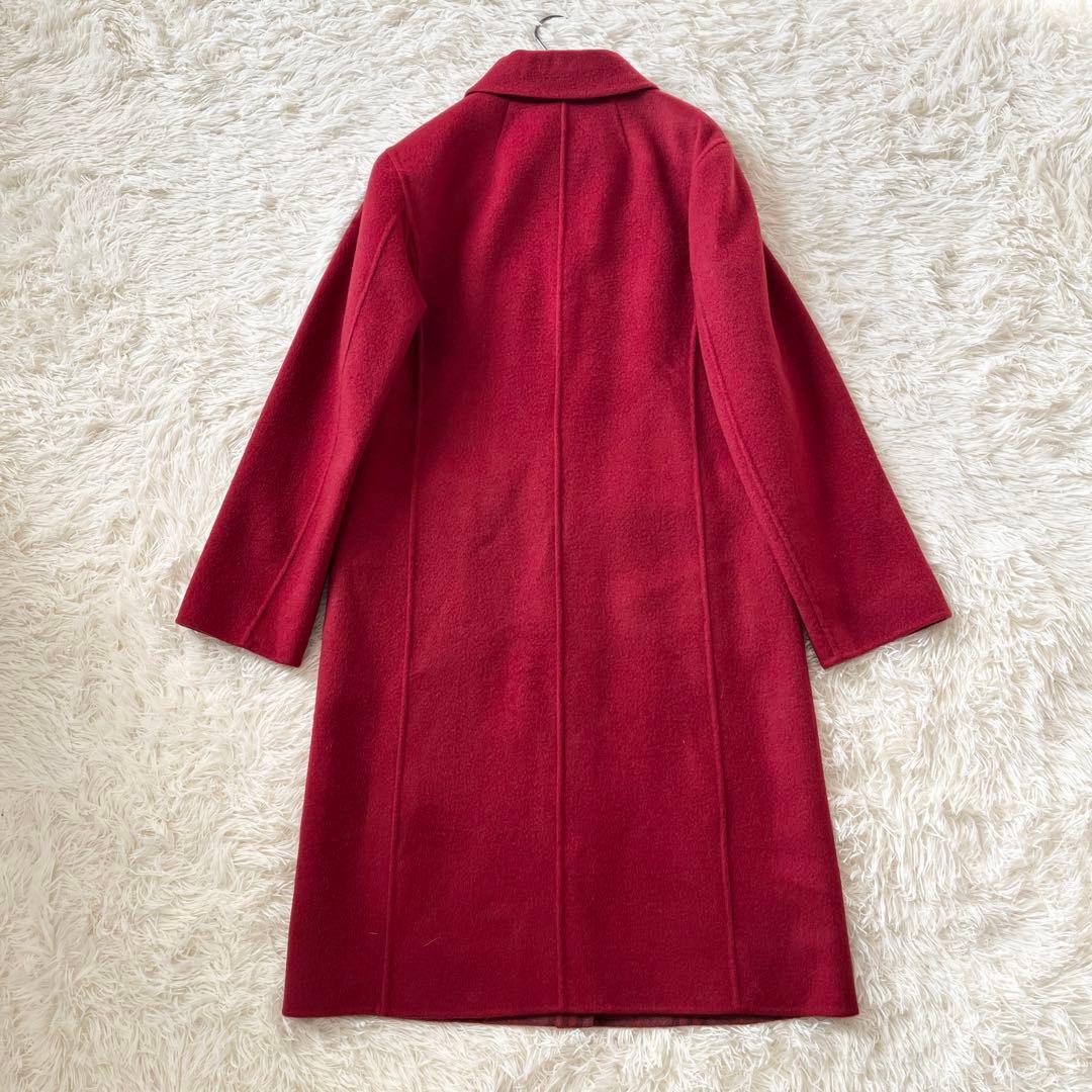 バーバリーロンドン カシミヤ チェスターコート チェック　40