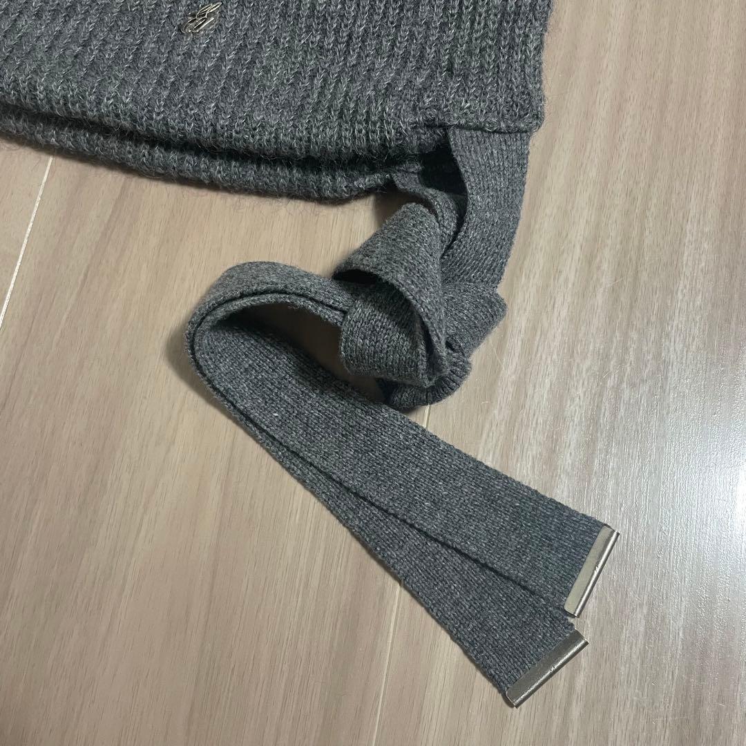 【完売品】ENTWURFEIN＜エントワフェイン＞ ニットキャップ グレー