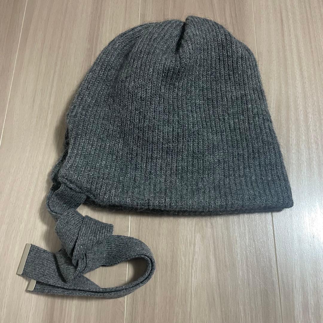 【完売品】ENTWURFEIN＜エントワフェイン＞ ニットキャップ グレー