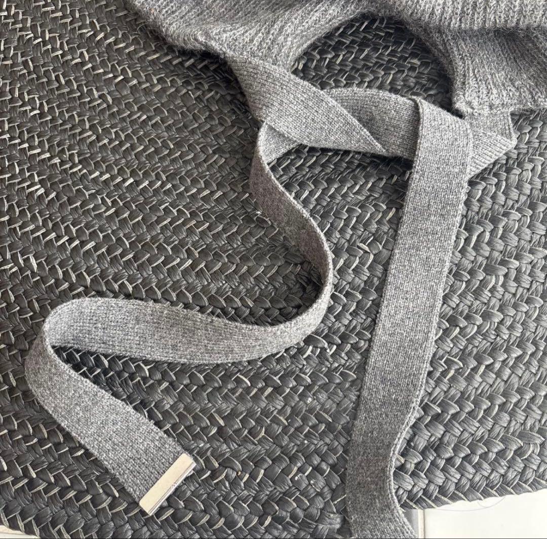 【完売品】ENTWURFEIN＜エントワフェイン＞ ニットキャップ グレー